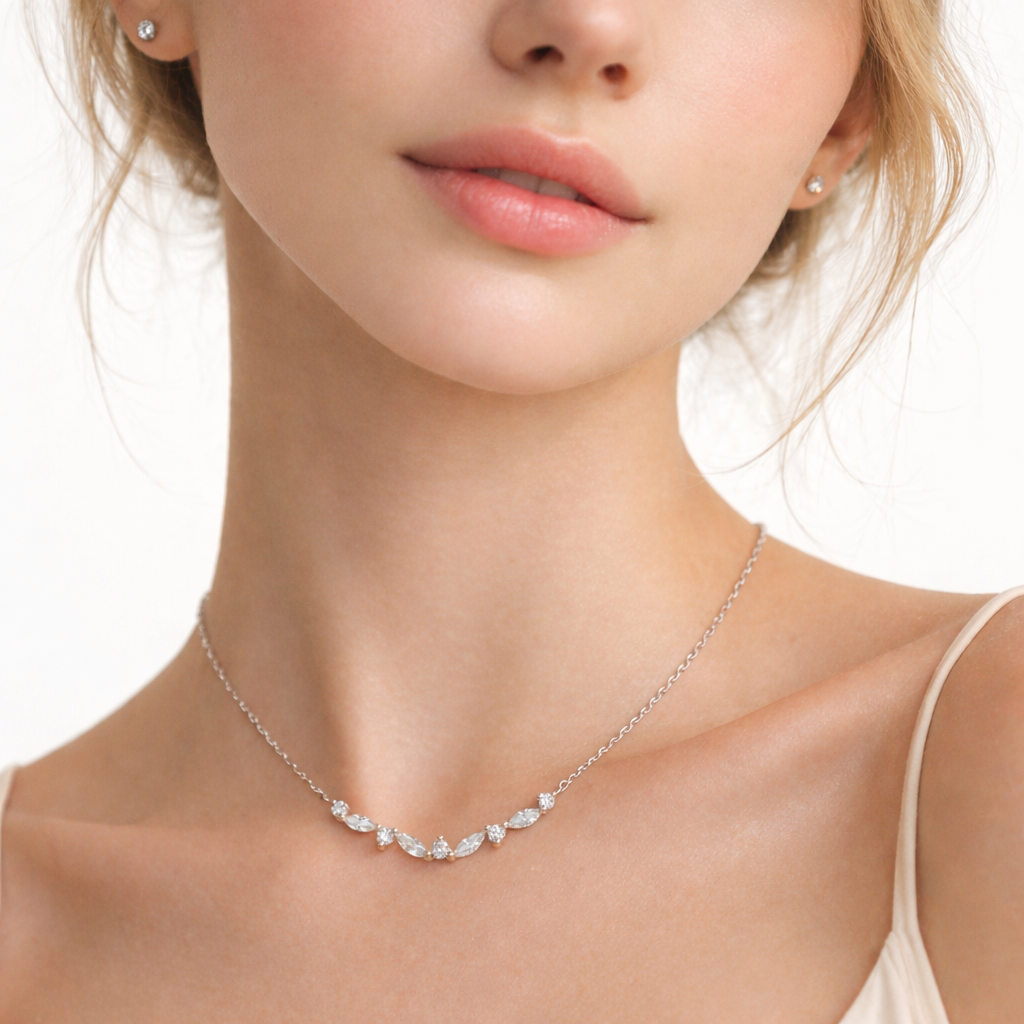 שרשרת Aria – יהלומי מעבדה וכסף 925 | Luka Jewelry