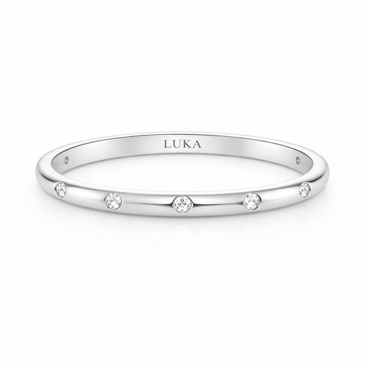 טבעת Luka Liv – יהלומי מעבדה וכסף 925 | Luka Jewelry