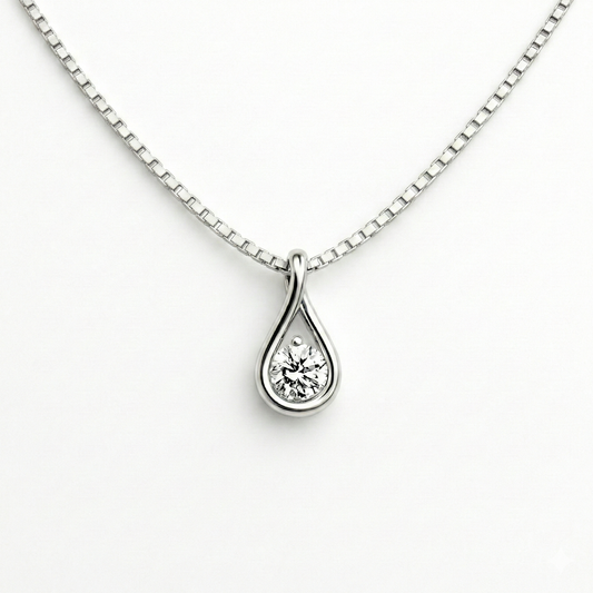 שרשרת Stilla – יהלום מעבדה וכסף 925 | Luka Jewelry